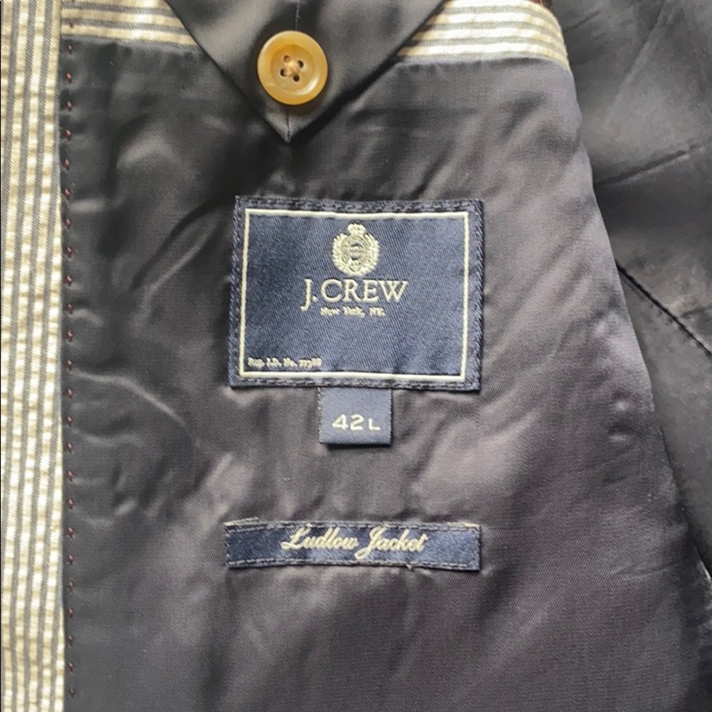 Jcrew seersucker jacket